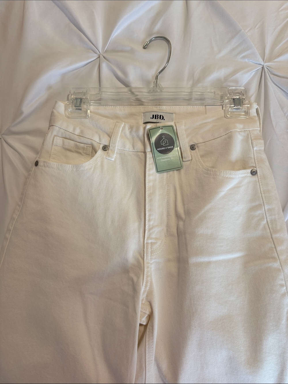 Wide Leg cream white NWT - Picture 5 of 8